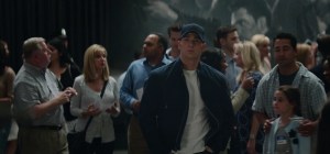 steve rogers visits the captain america exhibit at the smithsonian in the winter soldier