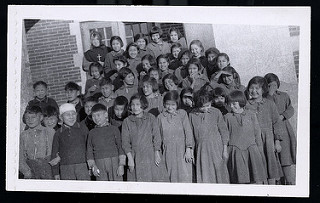 Students at Blue Quills Residential School