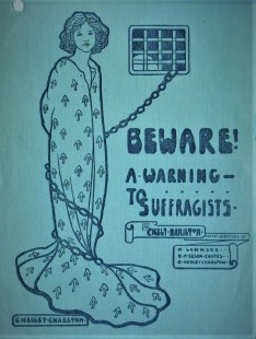 Suffragist Warning Advertisement